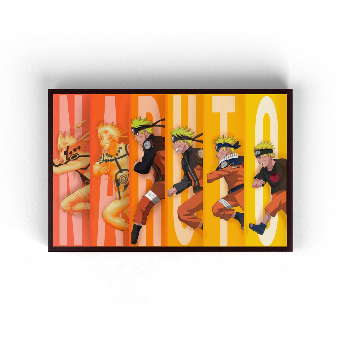 NARUTO Black Framed Poster (8x12 Inches) For Anime Naruto Fans