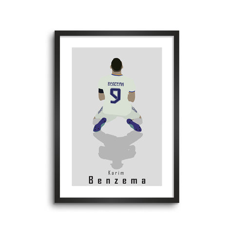 Karim Benzema Real Madrid Abstract Art