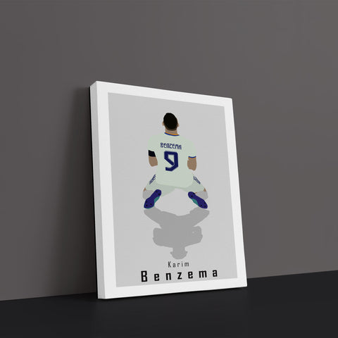 Karim Benzema Real Madrid Abstract Art