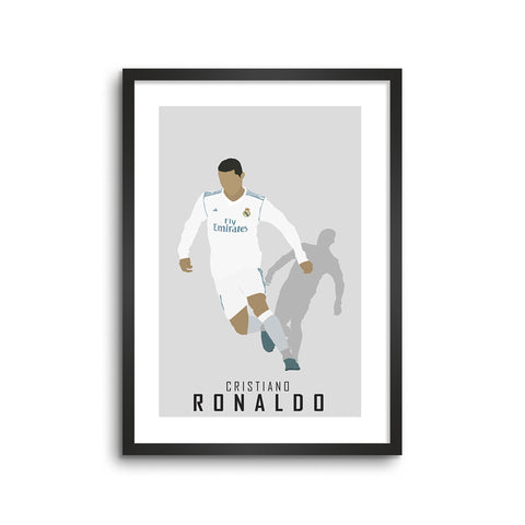 Cristiano Ronaldo Real Madrid Abstract Art
