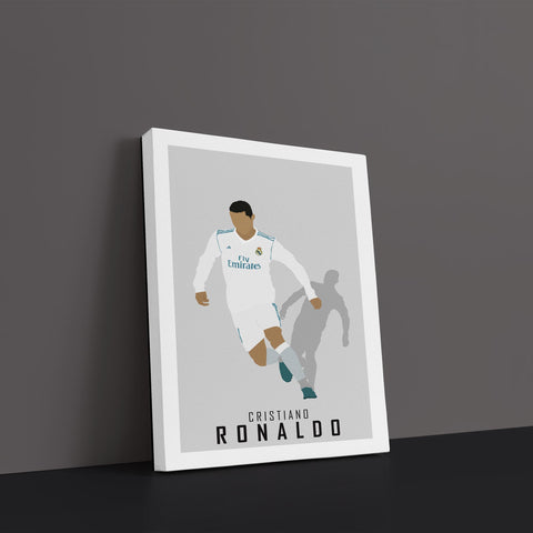 Cristiano Ronaldo Real Madrid Abstract Art