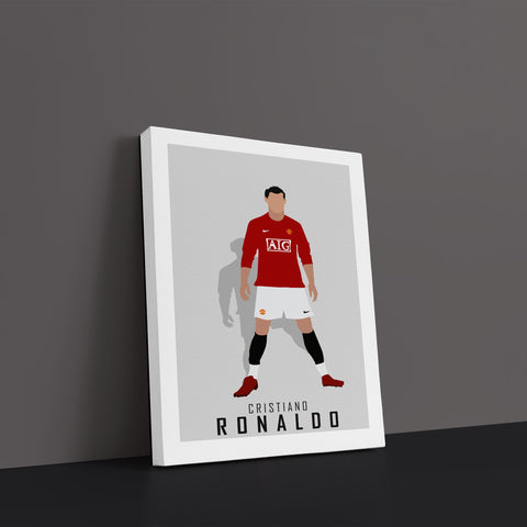 Cristiano Ronaldo Manchester United Abstract Art