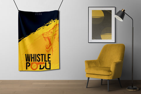 Whistle Podu CSK 1 Flag