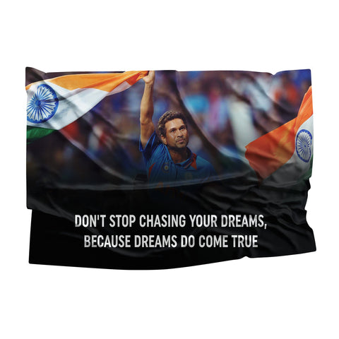 Sachin Dreams Do Come True Flag