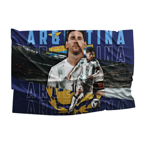 Bring The World Cup Home for Lionel Messi Flag