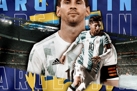 Bring The World Cup Home for Lionel Messi Flag