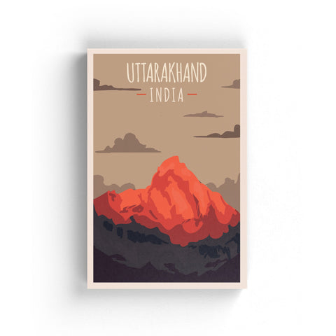 Uttarakhand crossed by the Himalayas India