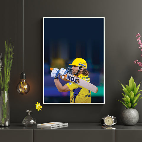 MS Dhoni | MSD#12 | Cricket Poster