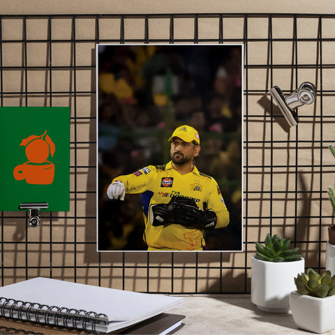 MS Dhoni | MSD#15 | Cricket Poster