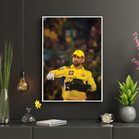 MS Dhoni | MSD#15 | Cricket Poster
