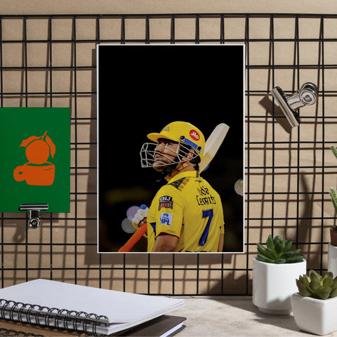 MS Dhoni | MSD#17 | Cricket Poster