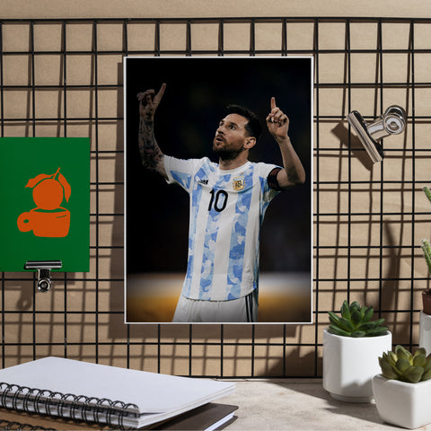 Lionel Messi | LM#17 | Football Poster