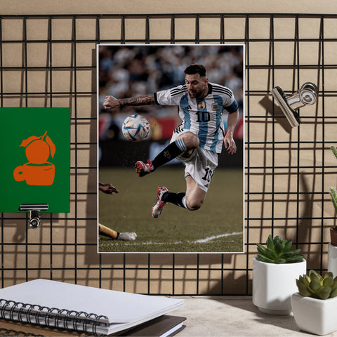 Lionel Messi | LM#18 | Football Poster