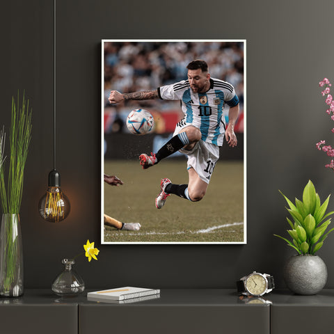 Lionel Messi | LM#18 | Football Poster