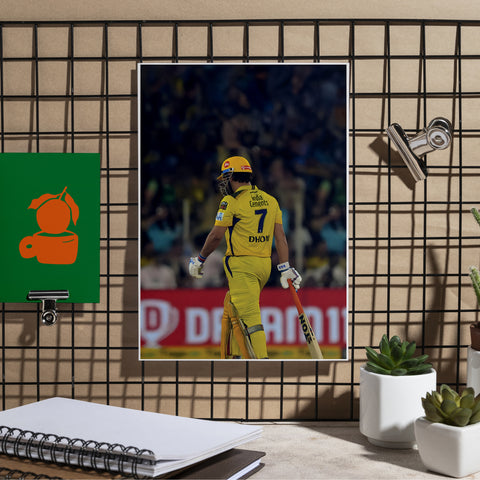 MS Dhoni | MSD#24 | Cricket Poster