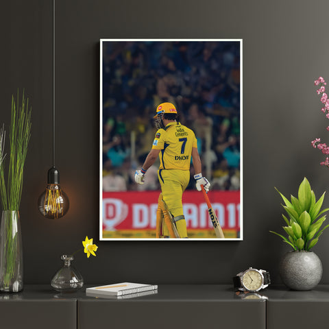 MS Dhoni | MSD#24 | Cricket Poster