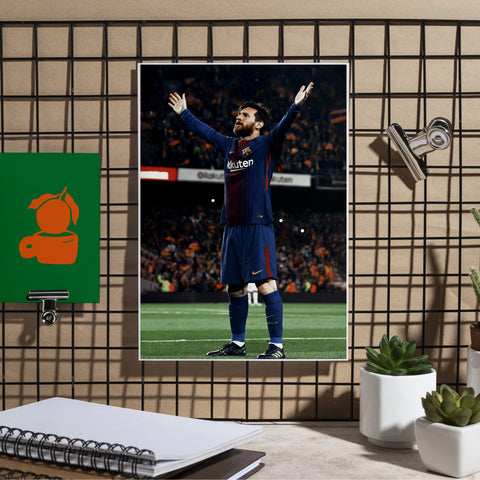 Lionel Messi | LM#4 | Football Poster