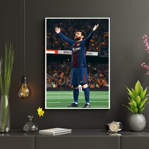 Lionel Messi | LM#4 | Football Poster