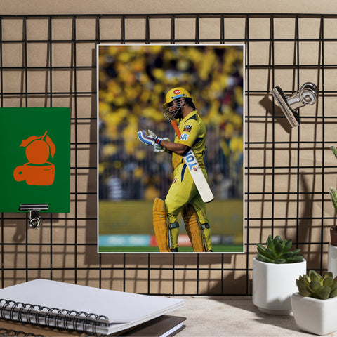 MS Dhoni | MSD#5 | Cricket Poster