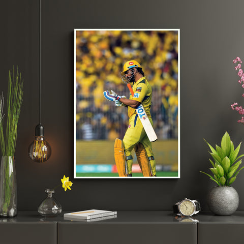 MS Dhoni | MSD#5 | Cricket Poster