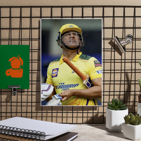 MS Dhoni | MSD#6 | Cricket Poster