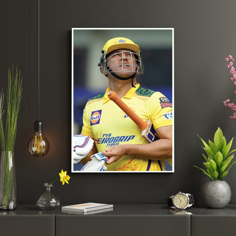 MS Dhoni | MSD#6 | Cricket Poster