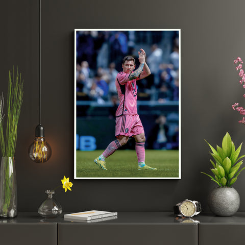 Lionel Messi | LM#8 | Football Poster