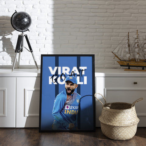 Virat Kohli Bleed Blue GOAT