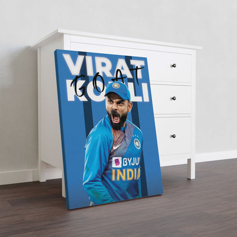 Virat Kohli Bleed Blue GOAT