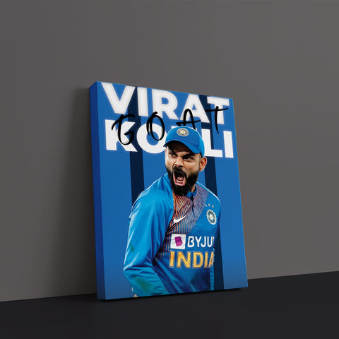 Virat Kohli Bleed Blue GOAT