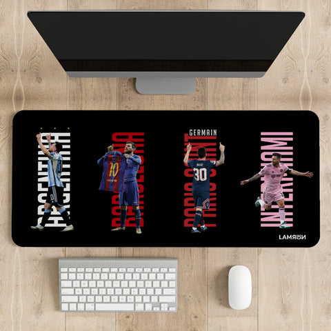 Messi THE GOAT Desk Mat | Desk Pad | Mousepad