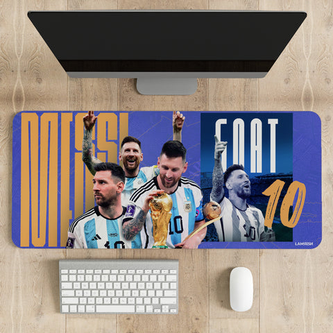 Messi Argentina World Cup Desk Mat | Desk Pad | Mousepad