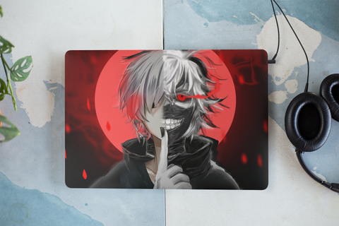 Tokyo Ghoul Red Black Art Laptop Skin