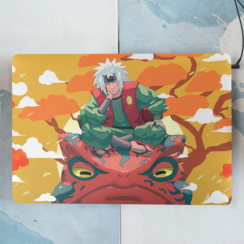 Jiraiya and Toad Naruto Anime Laptop Skin