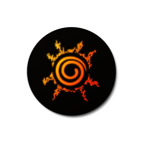 Naruto Nine Tail Seal Button Badge