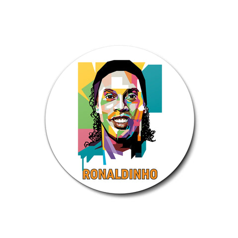 Ronaldinho The LEGEND Button Badge