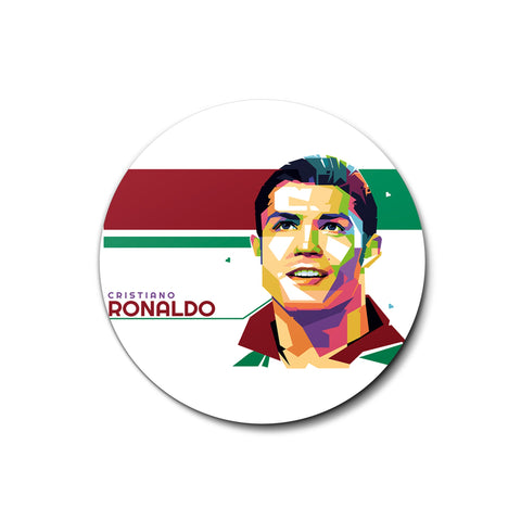 Cristiano Ronaldo Vector Button Badge