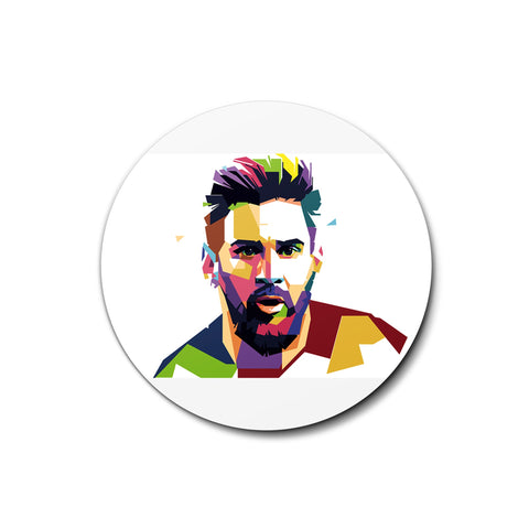 Messi Vector Button Badge