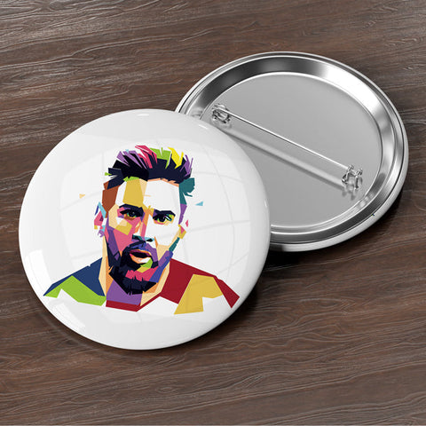 Messi Vector Button Badge