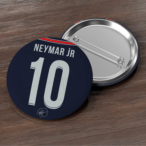 Neymar PSG Jersey Button Badge