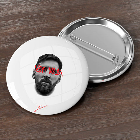 Messi Cool Art Button Badge