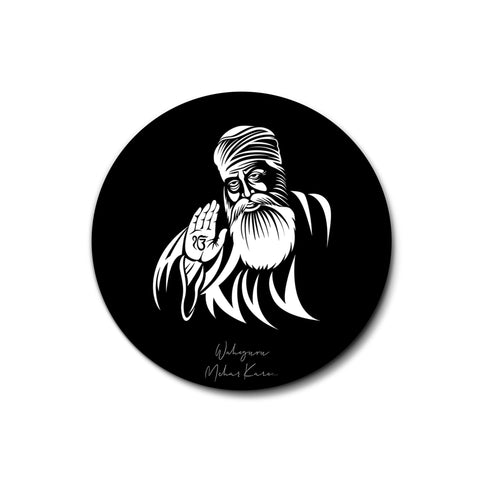 Waheguru Mehar Kare Button Badge