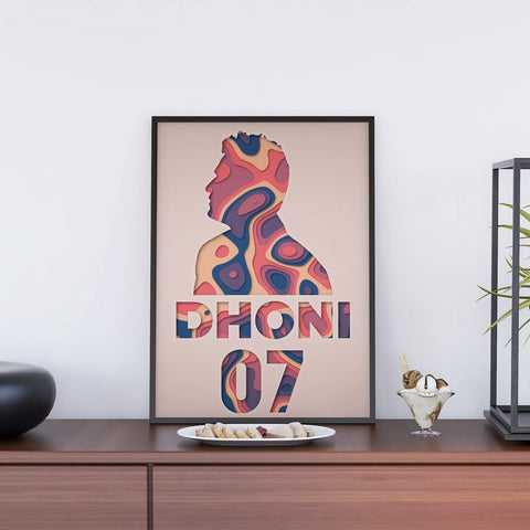 MS Dhoni Abstract