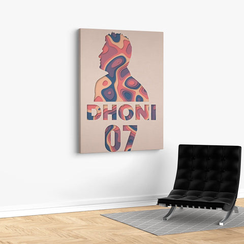 MS Dhoni Abstract
