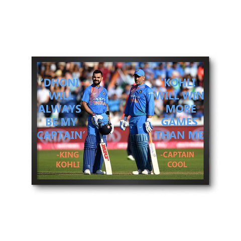 Virat Kohli MS Dhoni
