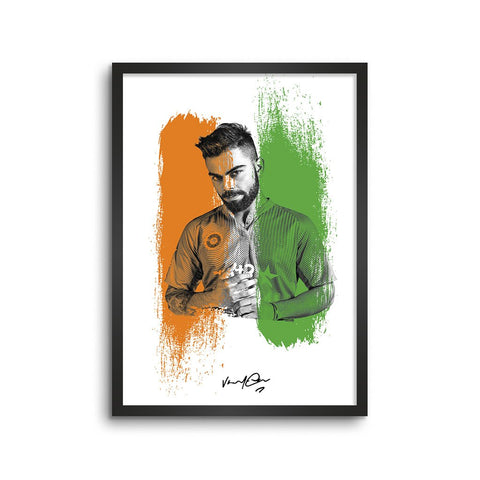 Virat Kohli TriColor