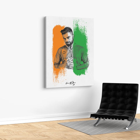 Virat Kohli TriColor