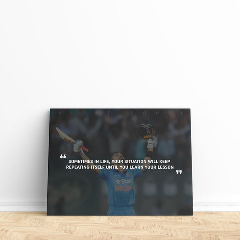 Virat Kohli Learning Quote