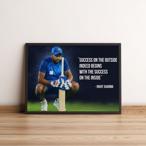 Rohit Sharma Success Quote