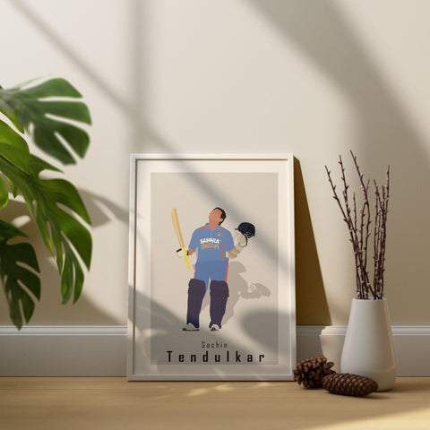 Sachin Tendulkar Abstract Art